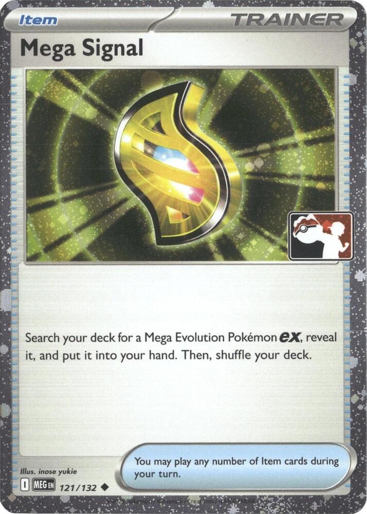 Mega Signal - 121/132 (Cosmos Holo) 121/132 Uncommon Prize Pack Series Cards Pokémon card