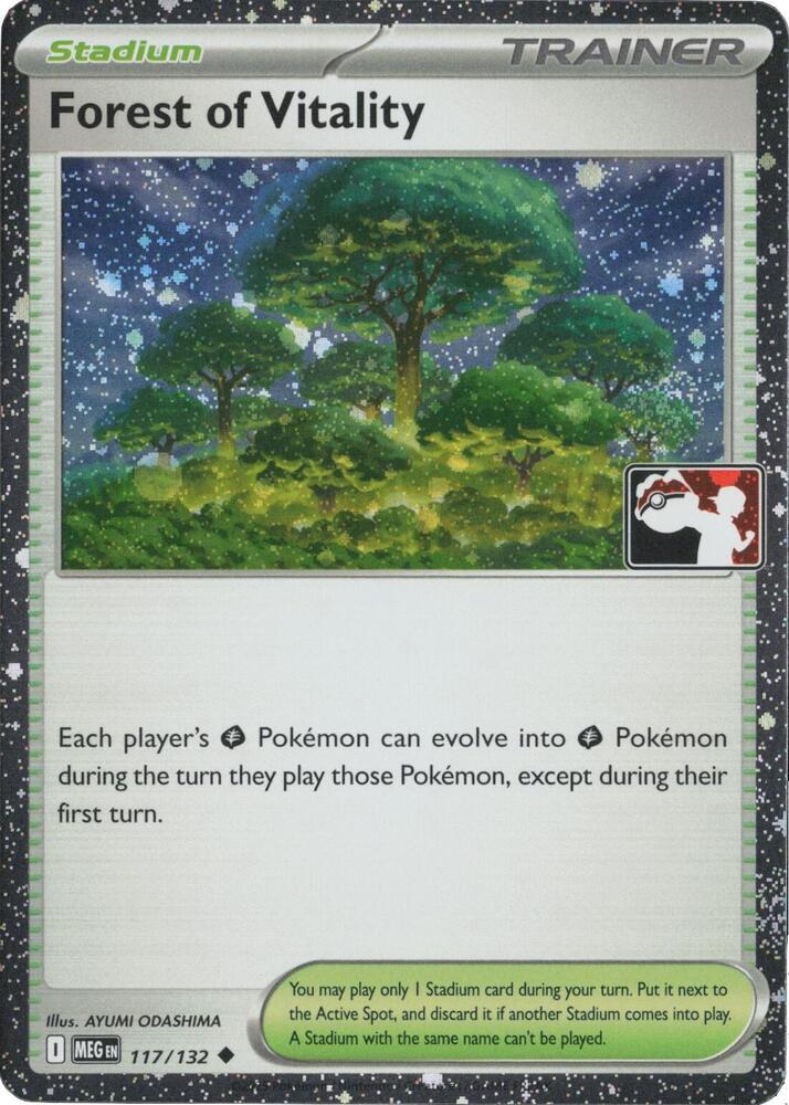 Forest of Vitality - 117/132 (Cosmos Holo) 117/132 Uncommon Prize Pack Series Cards Pokémon card