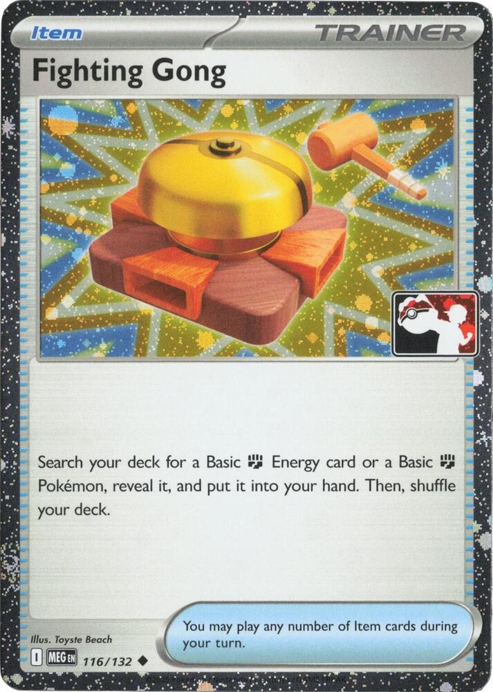 Fighting Gong - 116/132 (Cosmos Holo) 116/132 Uncommon Prize Pack Series Cards Pokémon card