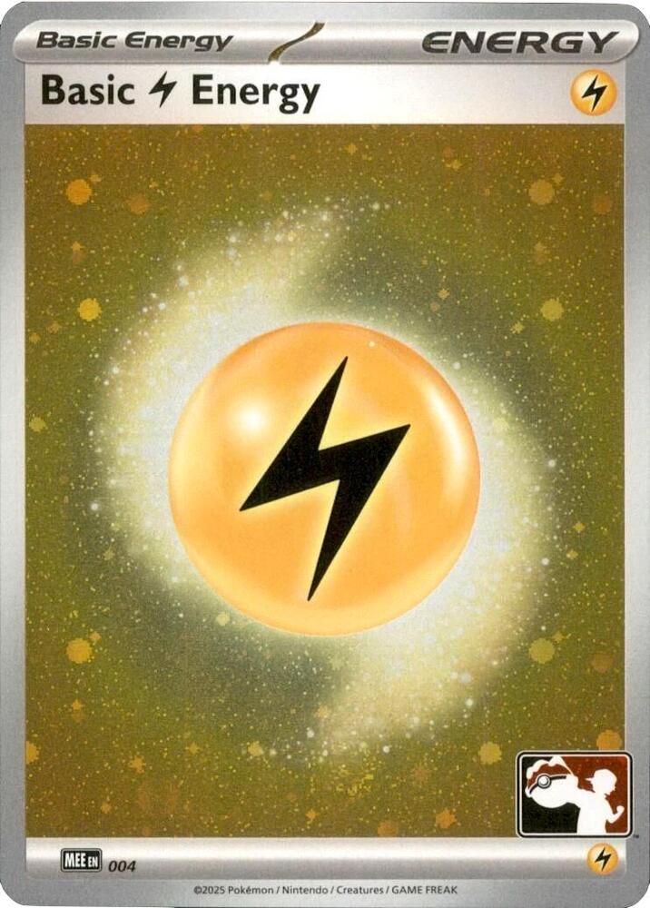 Basic Lightning Energy - MEE 004 (Cosmos Holo) 004 Common Prize Pack Series Cards Pokémon card