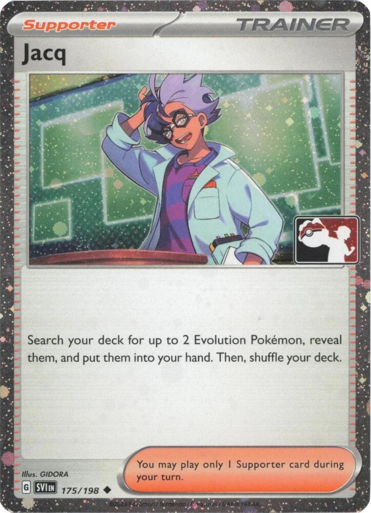 Jacq - 175/198 (Cosmos Holo) 175/198 Uncommon Prize Pack Series Cards Pokémon card