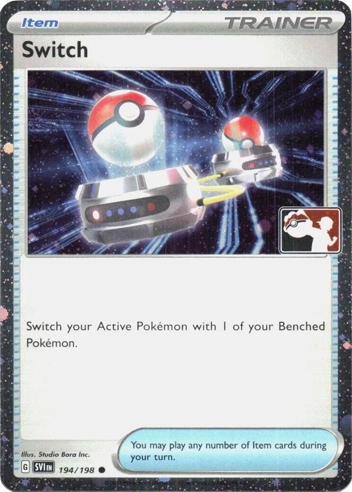 Switch - 194/198 (Cosmos Holo) 194/198 Common Prize Pack Series Cards Pokémon card
