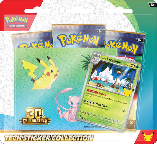 30th Celebration Tech Sticker Collection [Alolan Exeggutor] Pokémon card