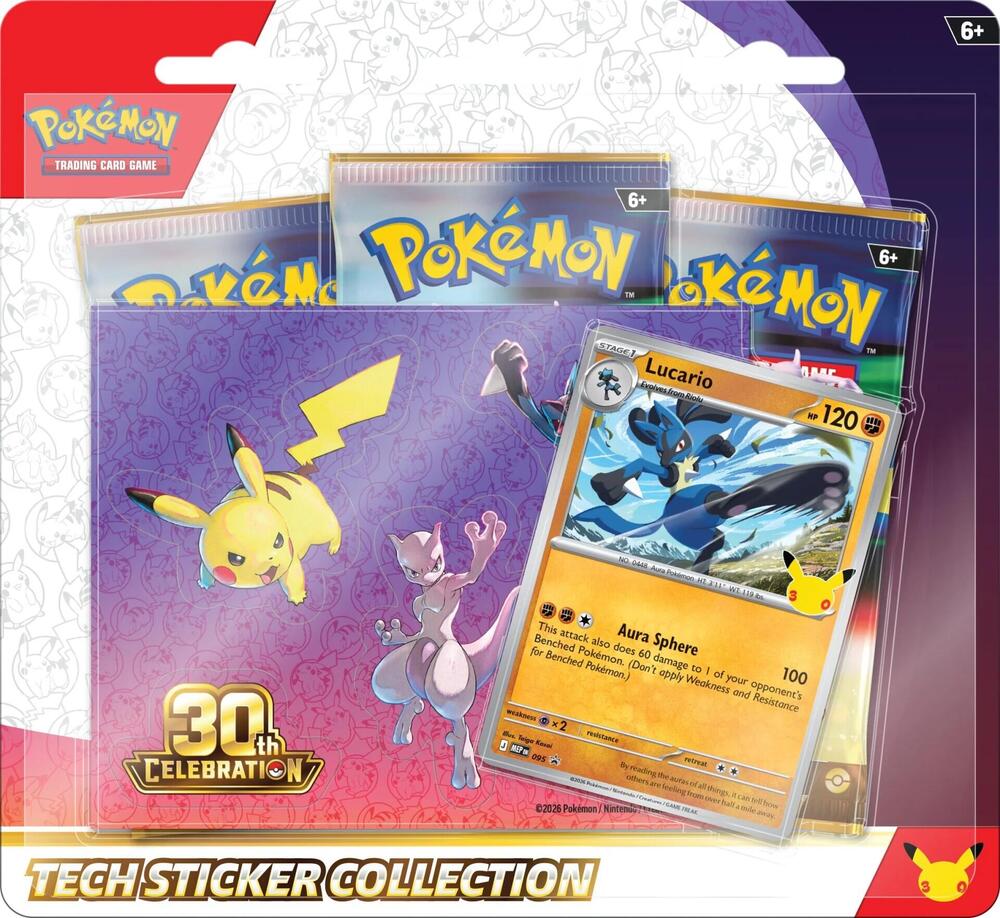 30th Celebration Tech Sticker Collection [Lucario] Pokémon card