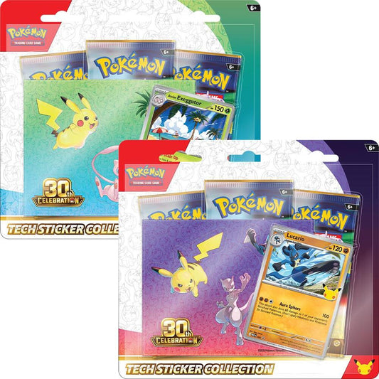 30th Celebration Tech Sticker Collection [Set of 2] Pokémon card