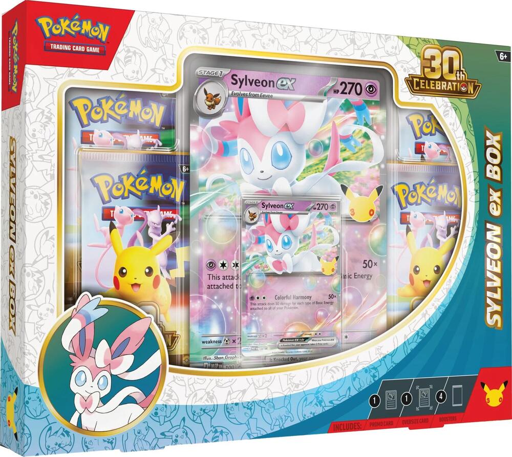 30th Celebration Sylveon ex Box Pokémon card