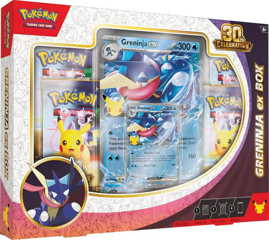 30th Celebration Greninja ex Box Pokémon card
