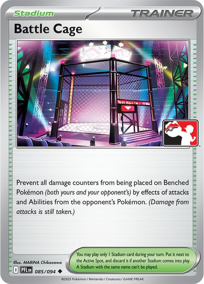 Battle Cage - 085/094 085/094 Uncommon Prize Pack Series Cards Pokémon card