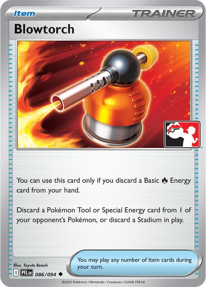 Blowtorch - 086/094 086/094 Uncommon Prize Pack Series Cards Pokémon card