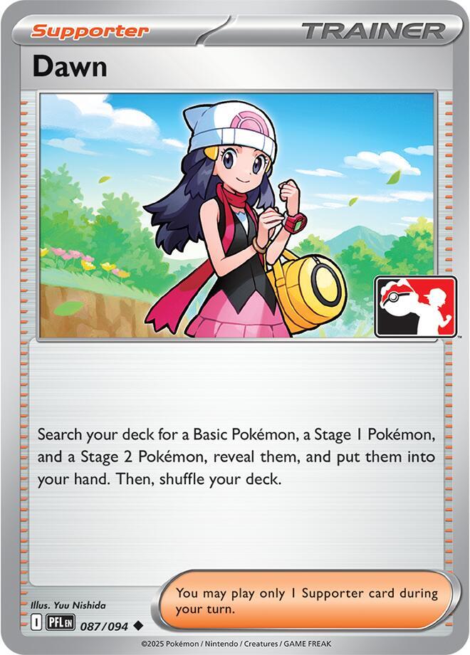 Dawn - 087/094 087/094 Uncommon Prize Pack Series Cards Pokémon card