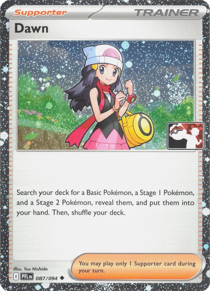 Dawn - 087/094 (Cosmos Holo) 087/094 Uncommon Prize Pack Series Cards Pokémon card