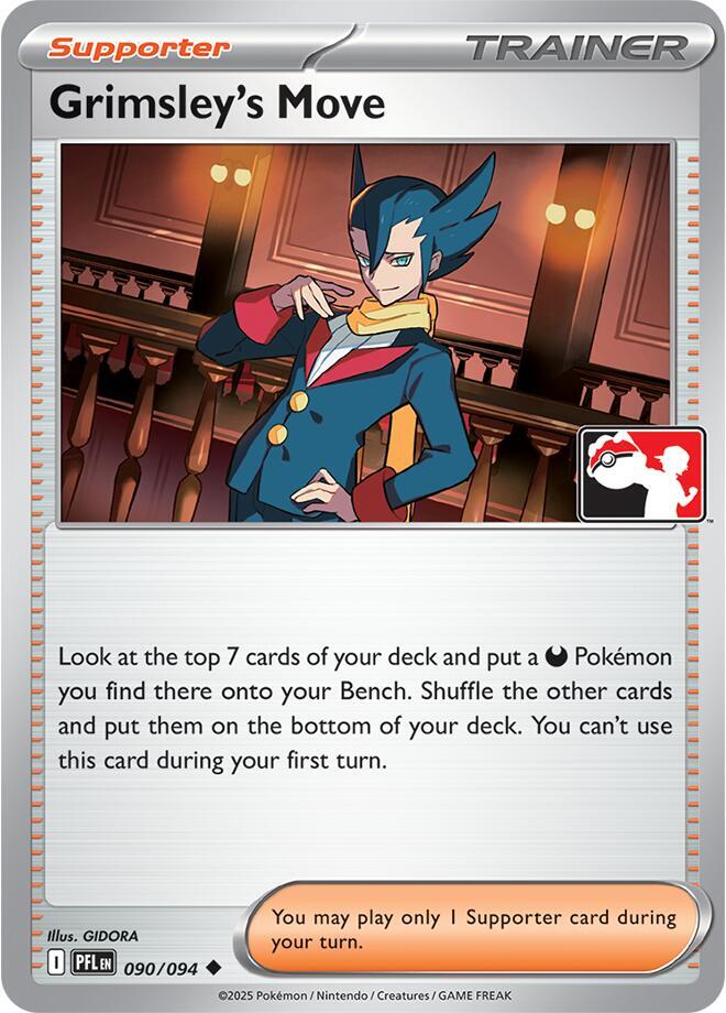 Grimsley's Move - 090/094 090/094 Uncommon Prize Pack Series Cards Pokémon card