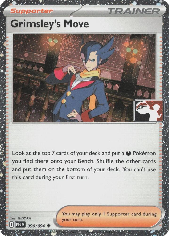 Grimsley's Move - 090/094 (Cosmos Holo) 090/094 Uncommon Prize Pack Series Cards Pokémon card