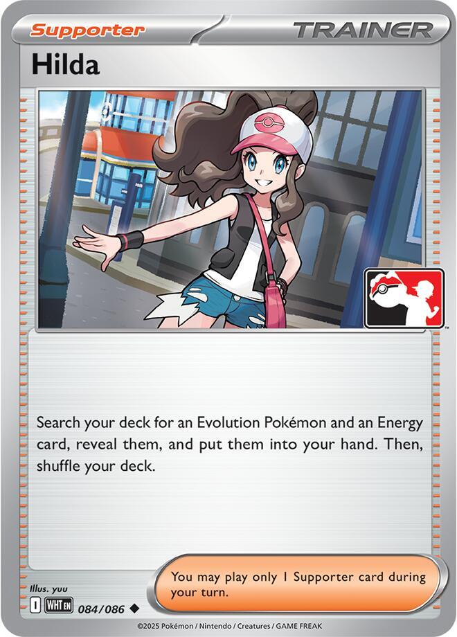 Hilda - 084/086 084/086 Uncommon Prize Pack Series Cards Pokémon card