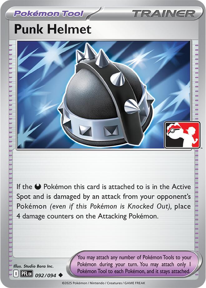 Punk Helmet - 092/094 092/094 Uncommon Prize Pack Series Cards Pokémon card