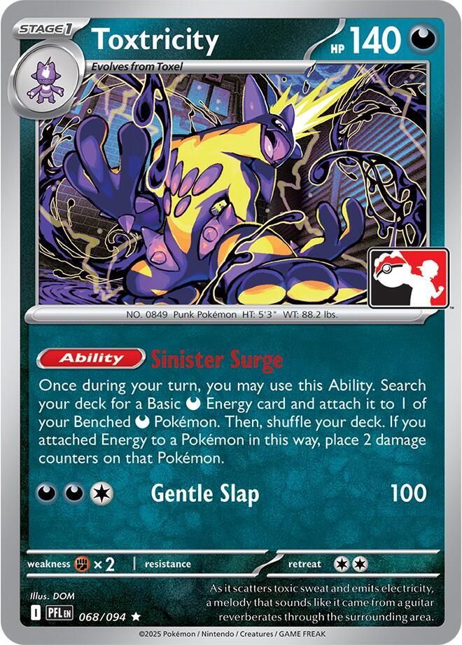 Toxtricity - 068/094 068/094 Rare Prize Pack Series Cards Pokémon card