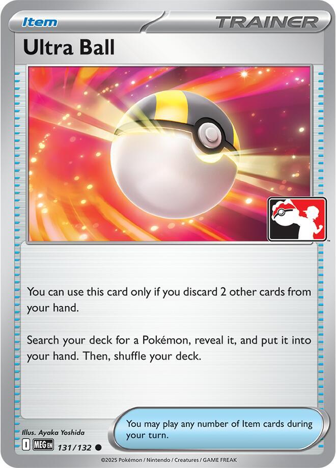 Ultra Ball - 131/132 131/132 Common Prize Pack Series Cards Pokémon card