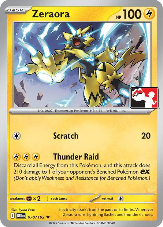 Zeraora - 078/182 078/182 Rare Prize Pack Series Cards Pokémon card