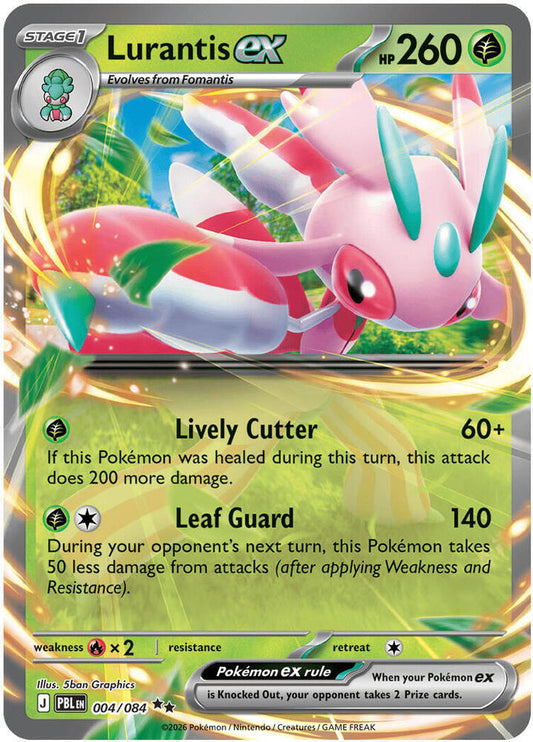 Lurantis ex - 004/084 004/084 Double Rare Pitch Black Pokémon card