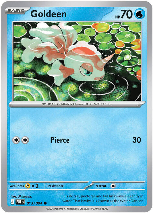 Goldeen - 013/084 013/084 Common Pitch Black Pokémon card