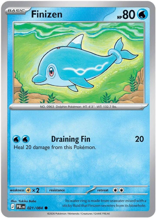 Finizen 021/084 Common Pitch Black Pokémon card