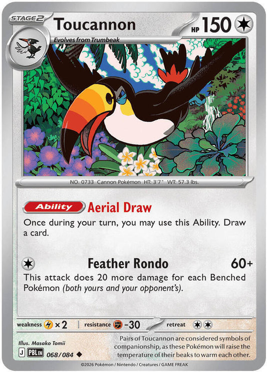 Toucannon - 068/084 068/084 Uncommon Pitch Black Pokémon card