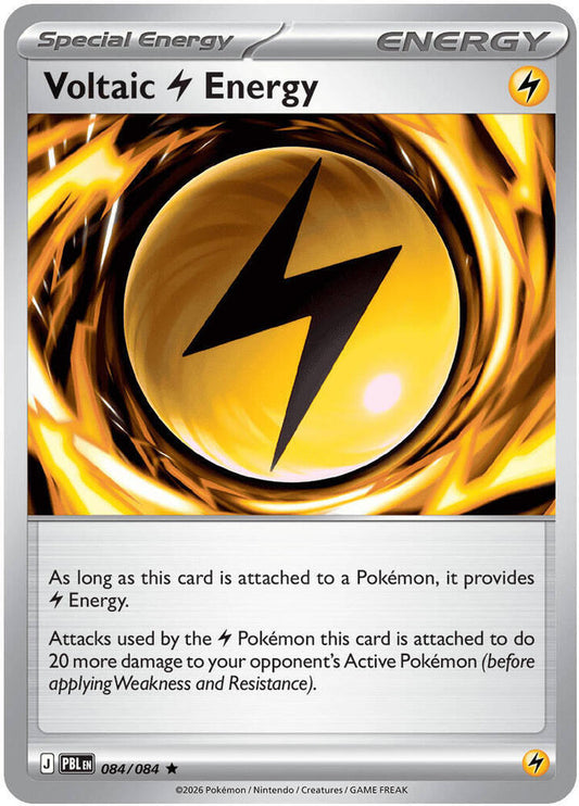 Voltaic Lightning Energy 084/084 Rare Pitch Black Pokémon card