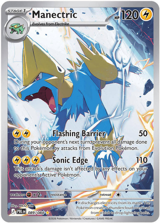 Manectric - 089/084 089/084 Illustration Rare Pitch Black Pokémon card
