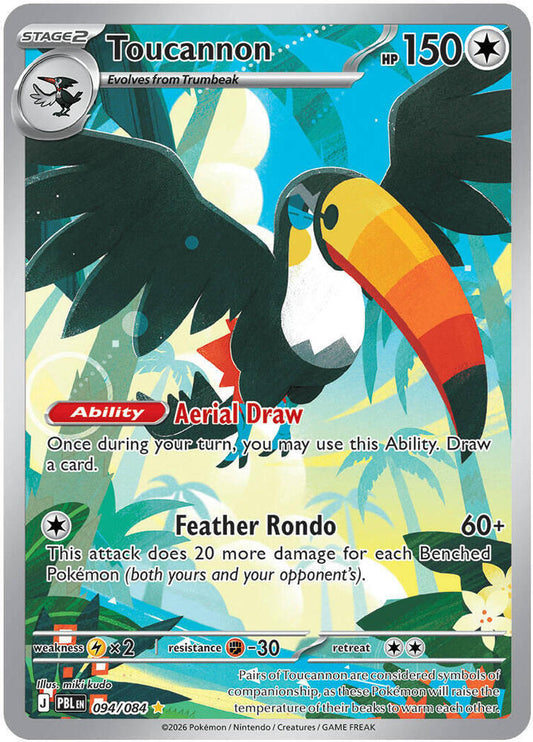 Toucannon - 094/084 094/084 Illustration Rare Pitch Black Pokémon card