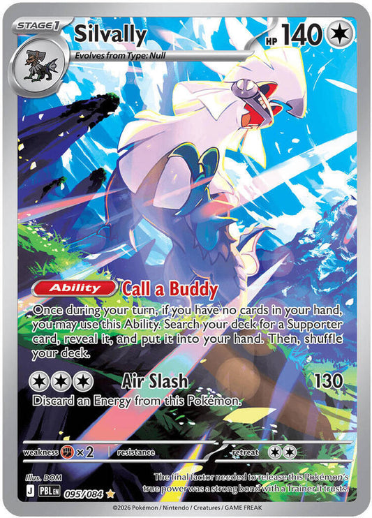 Silvally - 095/084 095/084 Illustration Rare Pitch Black Pokémon card