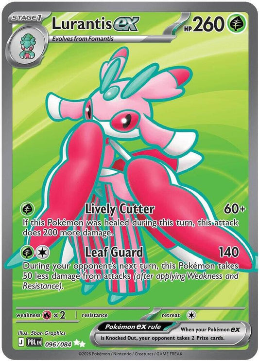 Lurantis ex - 096/084 096/084 Ultra Rare Pitch Black Pokémon card