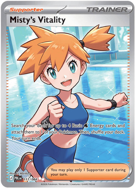 Misty's Vitality - 111/084 111/084 Ultra Rare Pitch Black Pokémon card