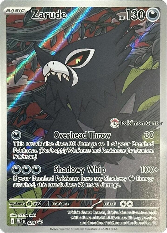 Zarude - 088 (Pokemon Center Exclusive) 88 Promo Mega Evolution Promo Pokémon card
