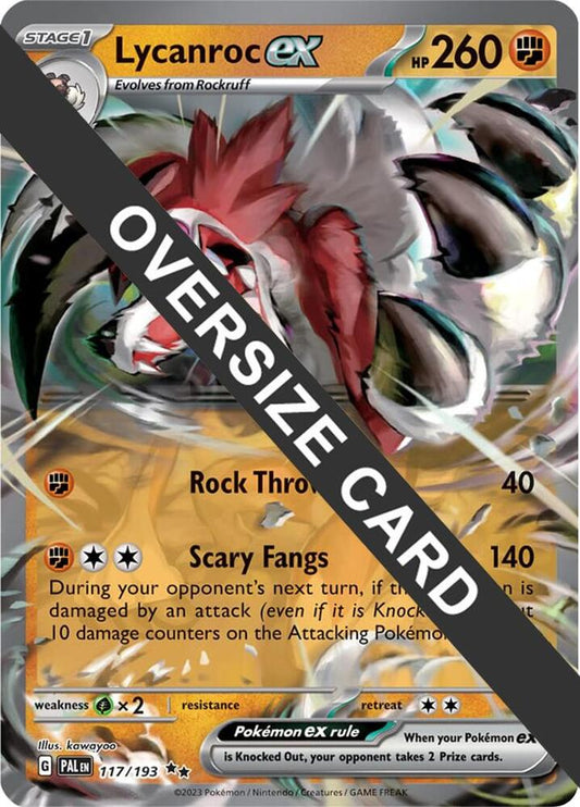 Lycanroc ex 117/193 Double Rare Jumbo Cards Pokémon card