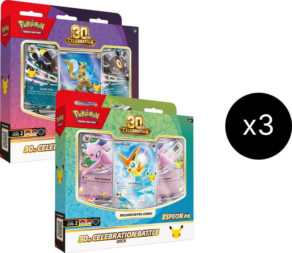 30th Celebration Battle Deck Case Pokémon card