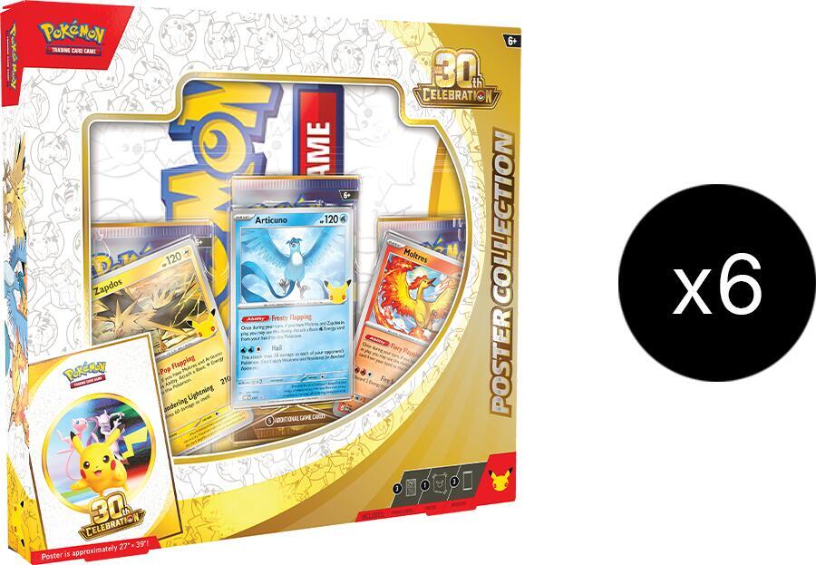 30th Celebration Poster Collection Case Pokémon card