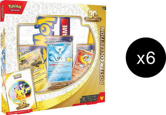 30th Celebration Poster Collection Case Pokémon card