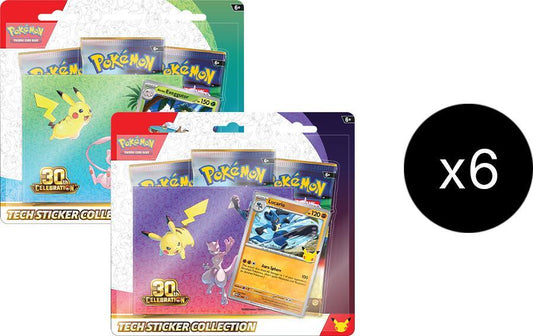 30th Celebration Tech Sticker Collection Case Pokémon card