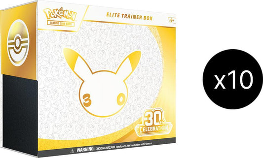 30th Celebration Elite Trainer Box Case Pokémon card