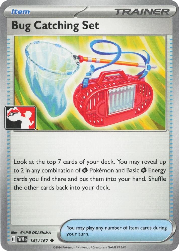 Bug Catching Set - 143/167 (Left Stamp) 143/167 Uncommon Prize Pack Series Cards Pokémon card