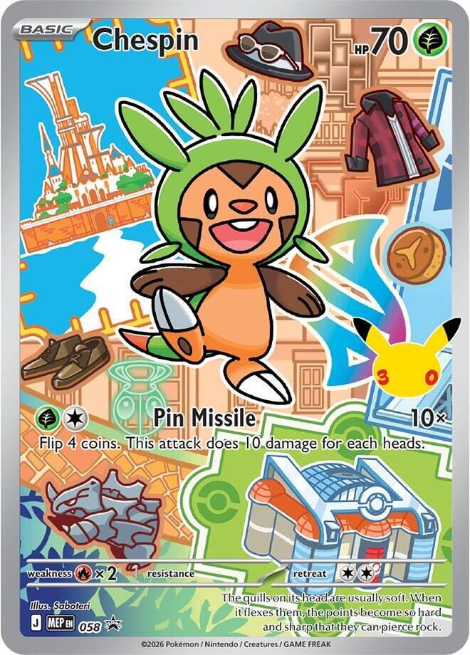 Chespin - 058 58.0 Promo First Partner Collection 2026 Pokémon card