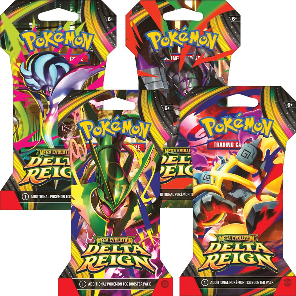 Delta Reign Sleeved Booster Pack Art Bundle [Set of 4] Pokémon card