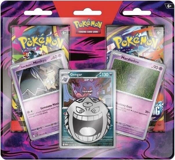 Enhanced 2-Pack Blister Pack [Gengar, Marshadow, Team Rocket's Mimikyu] Miscellaneous Cards & Products Pokémon card