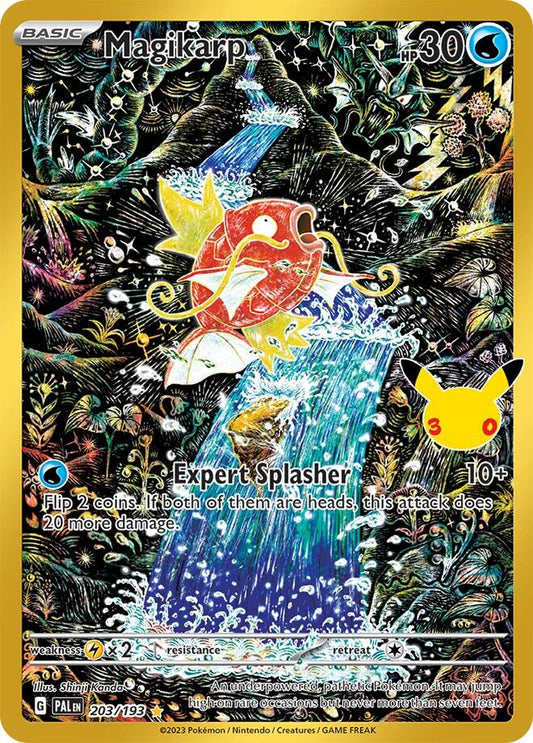 Magikarp 203/193 Classic Collection 30th Celebration Classic Collection Pokémon card