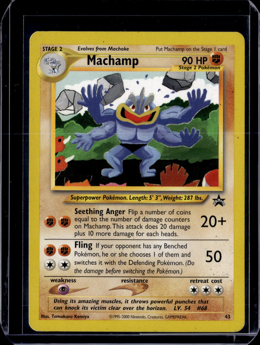 Machamp WoTC Promo #43/53 Normal Pokémon Card (front)