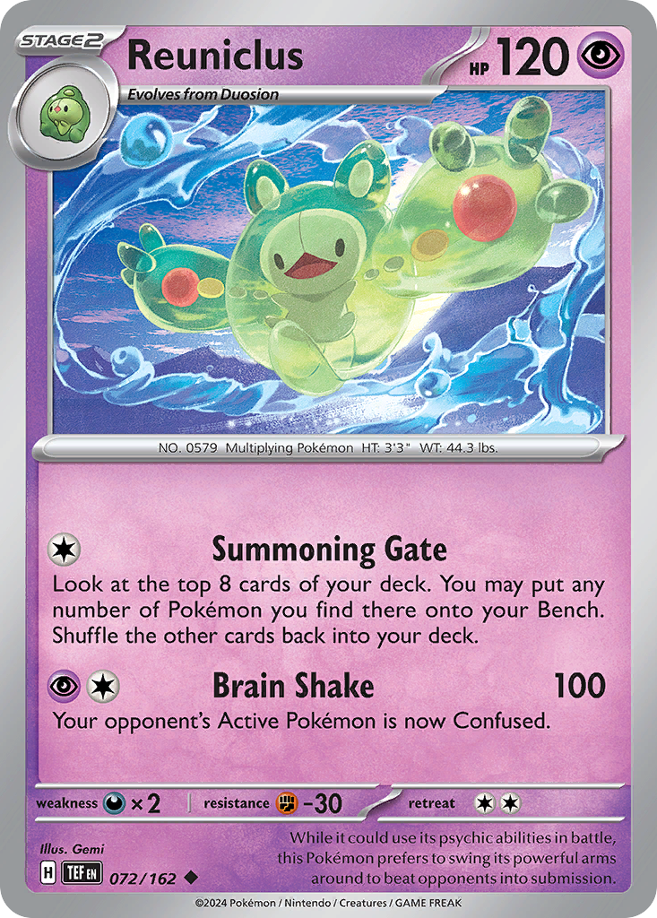 Reuniclus 072/162 Uncommon Temporal Forces