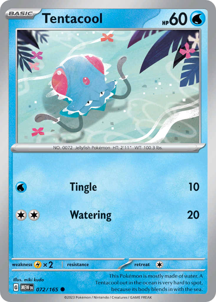 Tentacool 072/165 Common 151