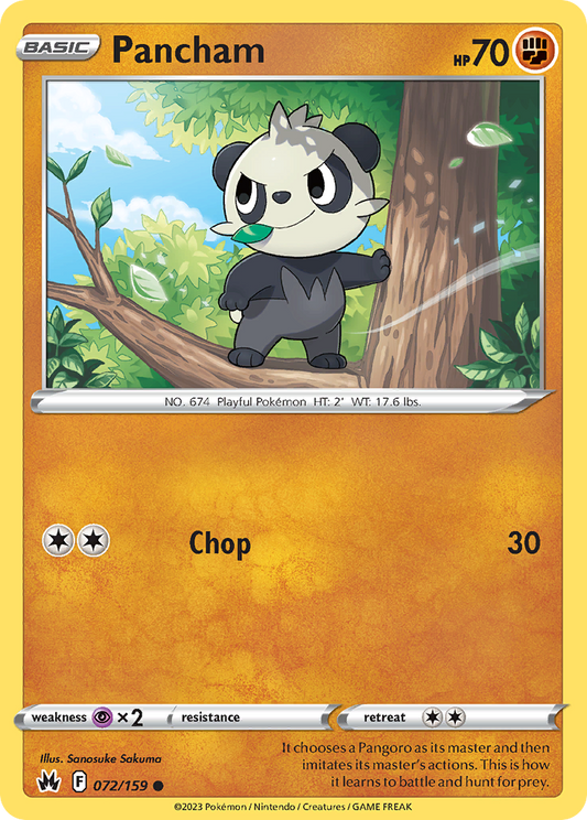 Pancham 072/159 Common Crown Zenith