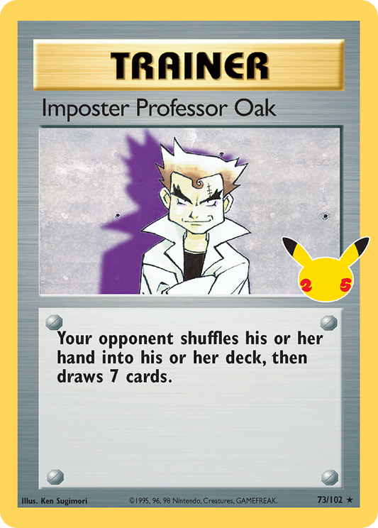 Imposter Professor Oak 073/025 Classic Collection Celebrations: Classic Collection