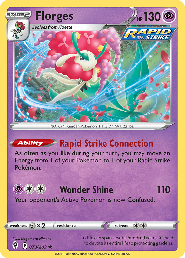 Florges 073/203 Rare Holo Evolving Skies